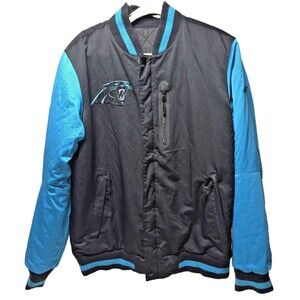 NFL Carolina Panthers Nike On Field Reversible Full Zip Jacket Men's Size Large